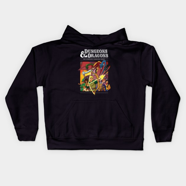 Amineted Series Dungeons & Dragons Kids Hoodie by RANS.STUDIO